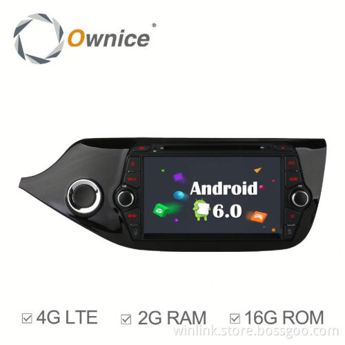 Ownice C500 Cortex A53 Quad Core android 6.0 Head Unit for Kia Ceed bulit in wifi BT